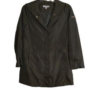 Via Spiga Hooded Rain Jacket Size Small